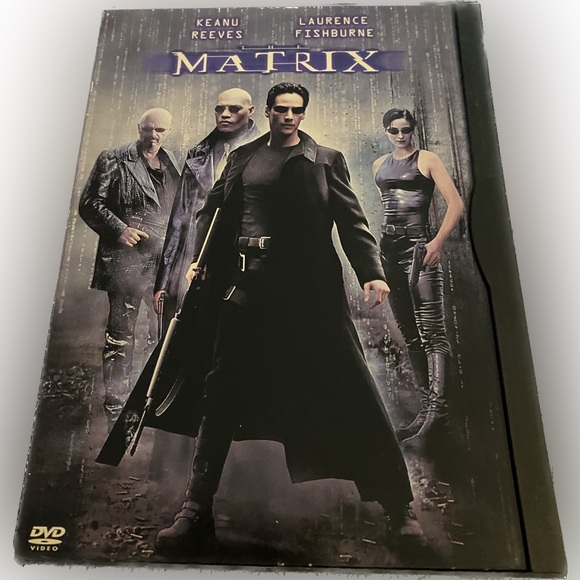 Matrix 1999 DVD Warner Bros. Pictures Keanu Reeves Laurence Fishburne - Picture 1 of 5